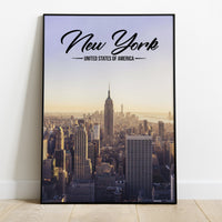 Thumbnail for New York NY - USA Printed - 4 SIZES -