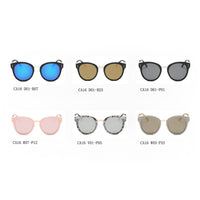 Thumbnail for Cheney | CA16 - Hipster Polarized Lens Horned Rim Retro Fashion Sunglasses - 6 COLORS -