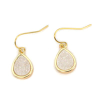 Thumbnail for Christy Jean - Emma Druzy Teardrop Earrings - 6 COLORS -