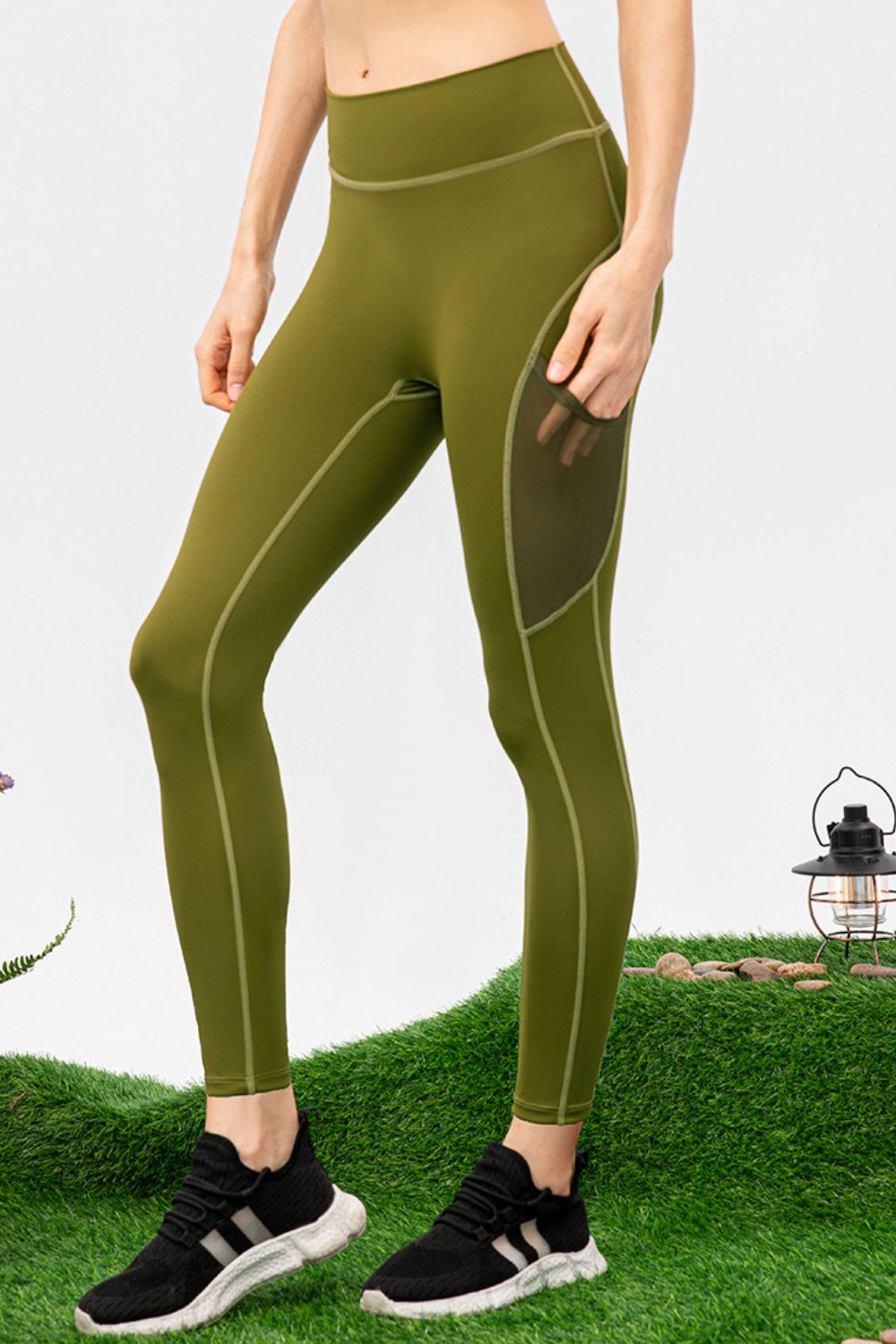 High Waist Slim Fit Long Sports Pants - T - 4 COLORS -