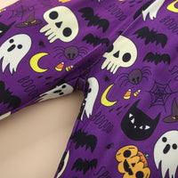 Thumbnail for MY FIRST HALLOWEEN Graphic Round Neck Bodysuit and Printed Long Pants Set with Hat - 3 PCS. - T - 1 COLOR -