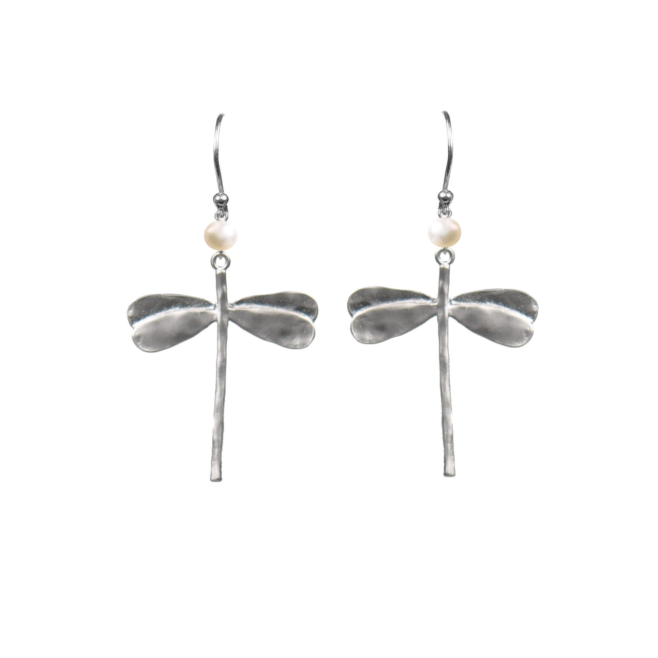 Gena Myint - Dragonfly Pearl Earrings -