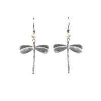 Thumbnail for Gena Myint - Dragonfly Pearl Earrings -