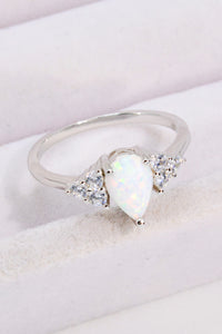 Thumbnail for Limitless Love Opal and Zircon Ring - T - SIZES 5 THRU 10 - 1 COLOR -