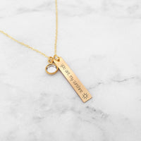 Thumbnail for You Are My Sunshine Necklace - Personalized Necklace for Mom -