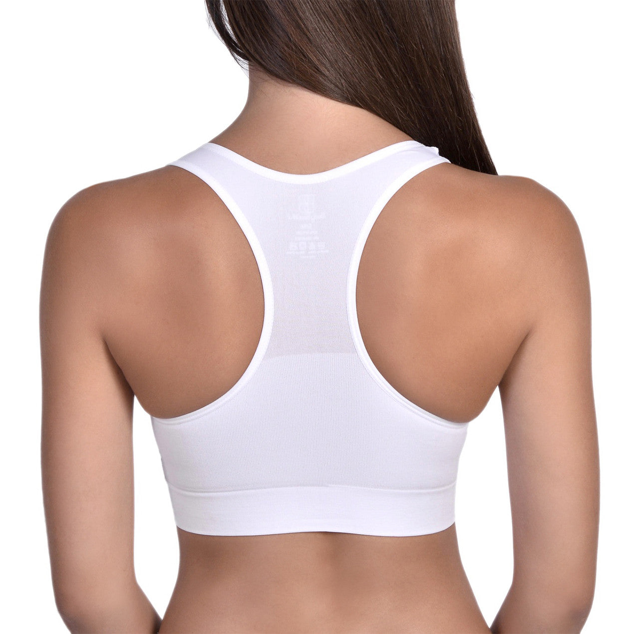 Most Comfortable Racerback Bra 2 Pack Black and White -