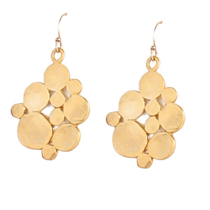 Alicia Marilyn - Flat Bubble Earrings - 1 FINISH -