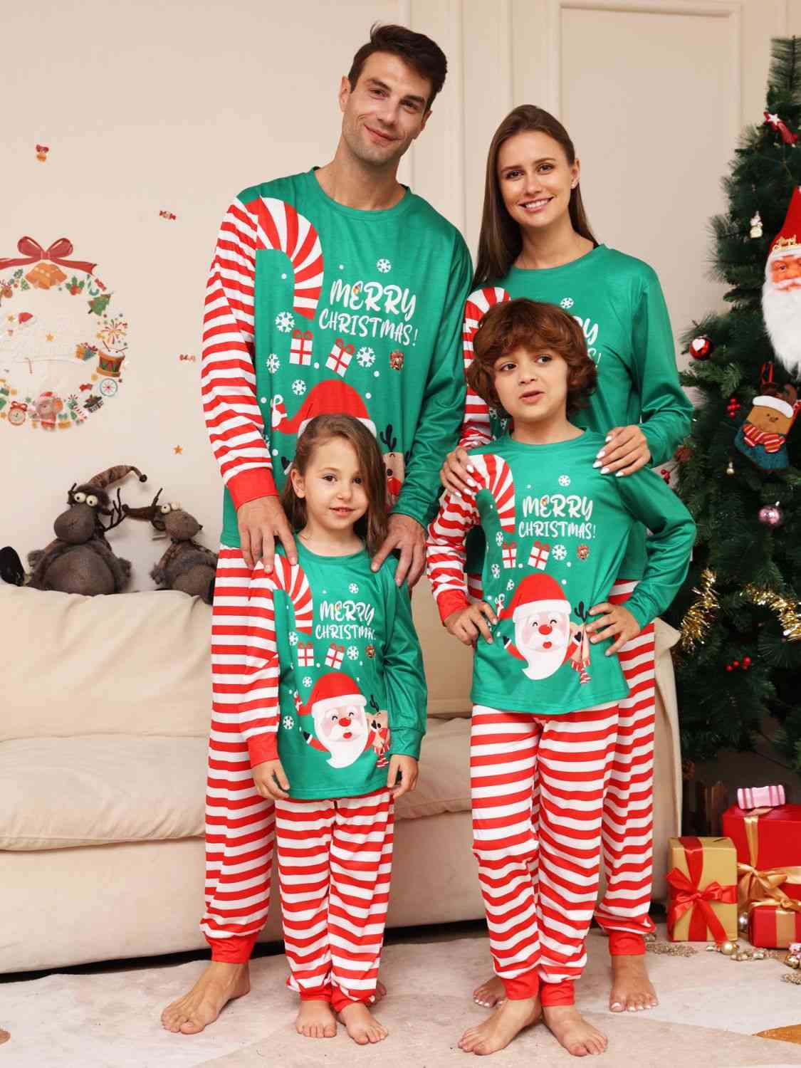 KIDS MERRY CHRISTMAS Top and Pants Set - T -