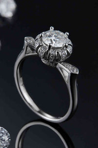 Thumbnail for 1 Carat Moissanite 925 Sterling Silver Ring