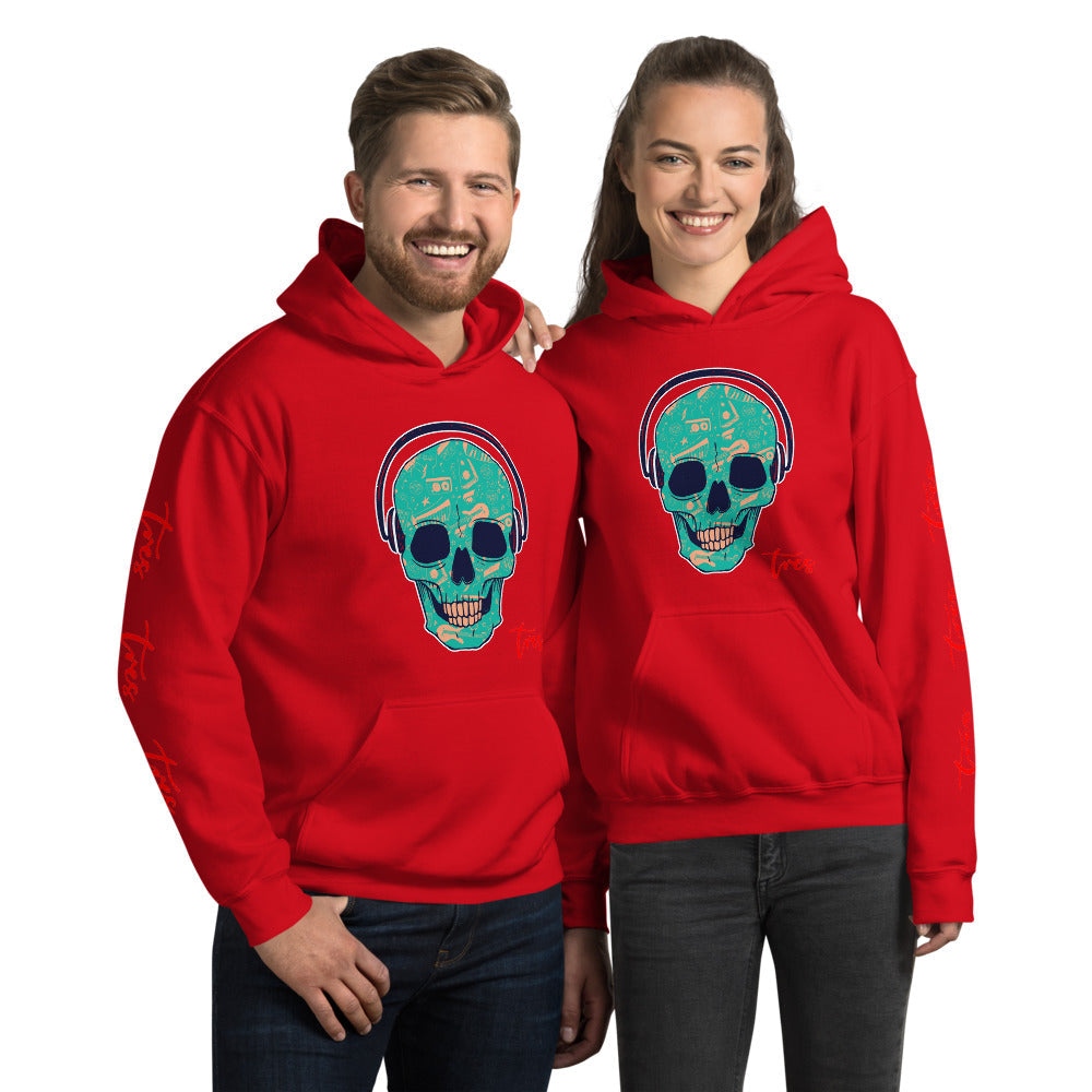 Tres Palma - "DJ Skull" - Unisex Hoodie - 11 COLORS -