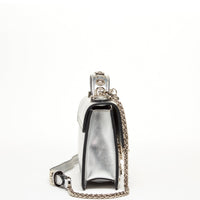 Thumbnail for The Hollywood Leather Crossbody Bag Silver -