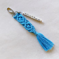 Thumbnail for Macrame Beloved Boho Key Chain - 7.5