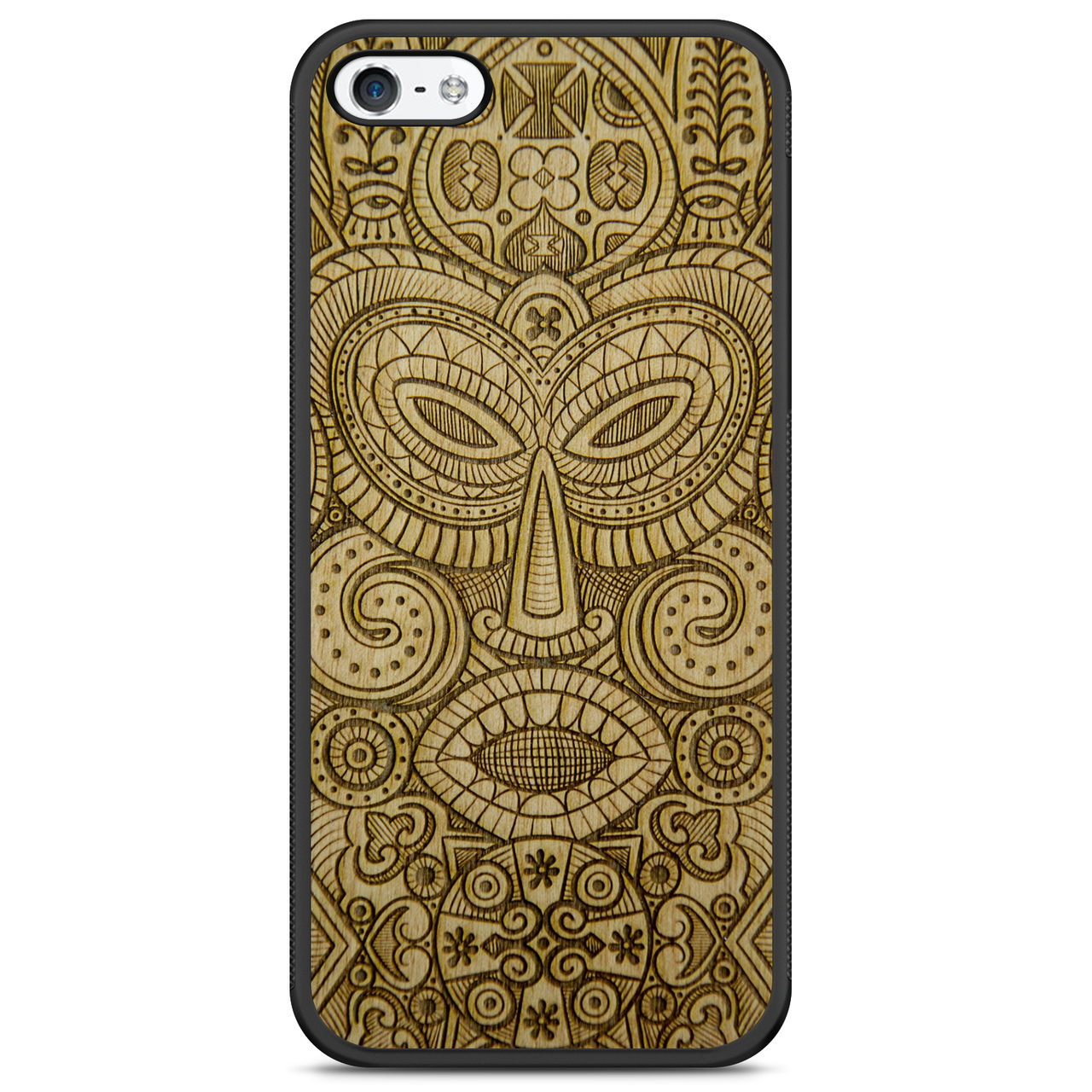 MMORE - Tribal Mask - Wooden phone case - FITS 56 PHONES - FIND YOURS! -