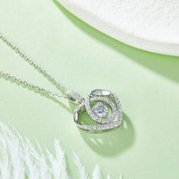 Thumbnail for Moissanite 925 Sterling Silver Heart Shape Necklace