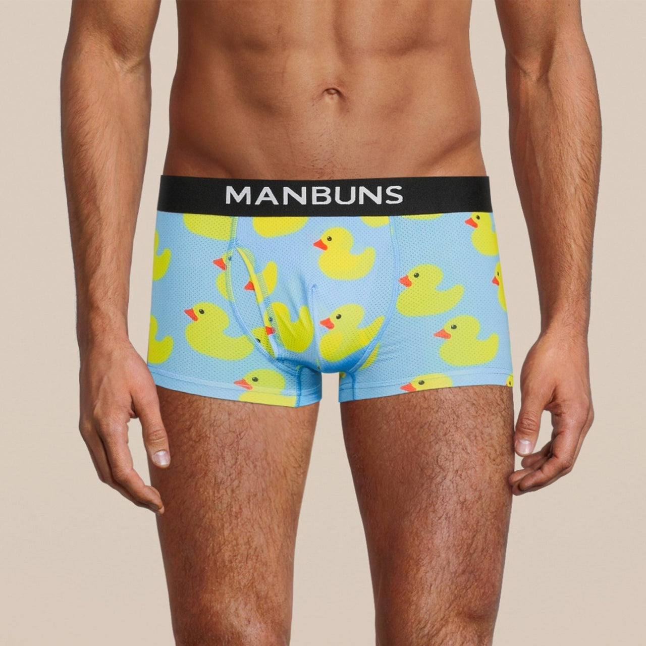 Men's Rubber Duckies Boxer Trunk Underwear -