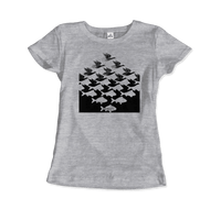 Thumbnail for MC Escher Sky and Water I Art T-Shirt - 5 COLORS -