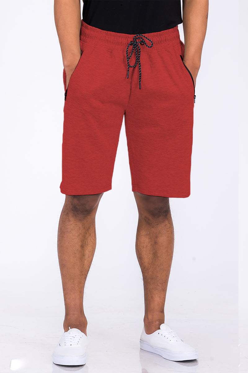 Heathered Cotton Shorts - 1 COLOR -