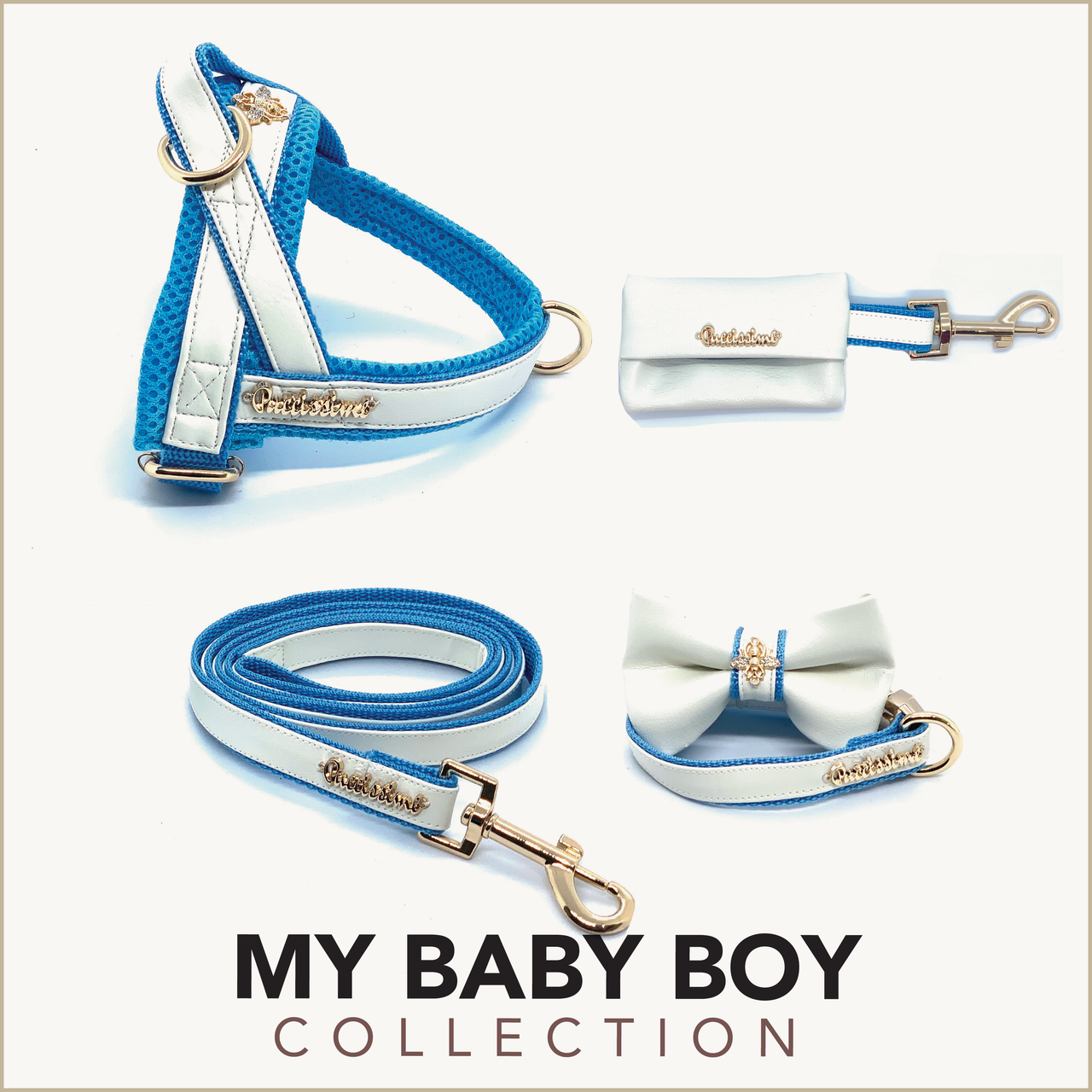 Puccissime - My Baby Boy Collar - 4 SIZES -