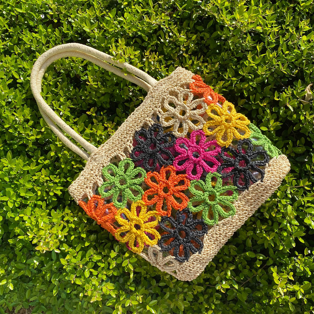 Ellison & Young - Hand Made Flower Power Tote - 1 COLOR -