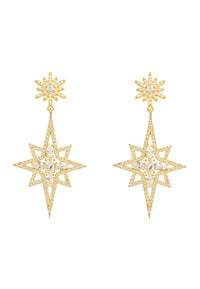 Thumbnail for LATELITA - Northern Star Drop Earrings Gold -