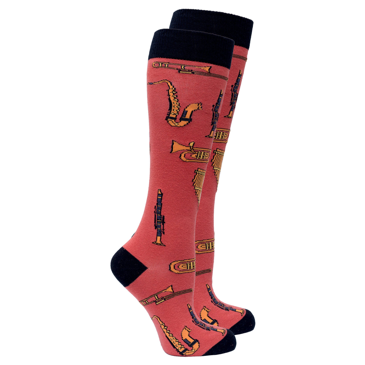 Women's Music Knee High Socks Set - 5 PACK -