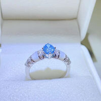 Thumbnail for 1 Carat Moissanite 925 Sterling Silver Ring