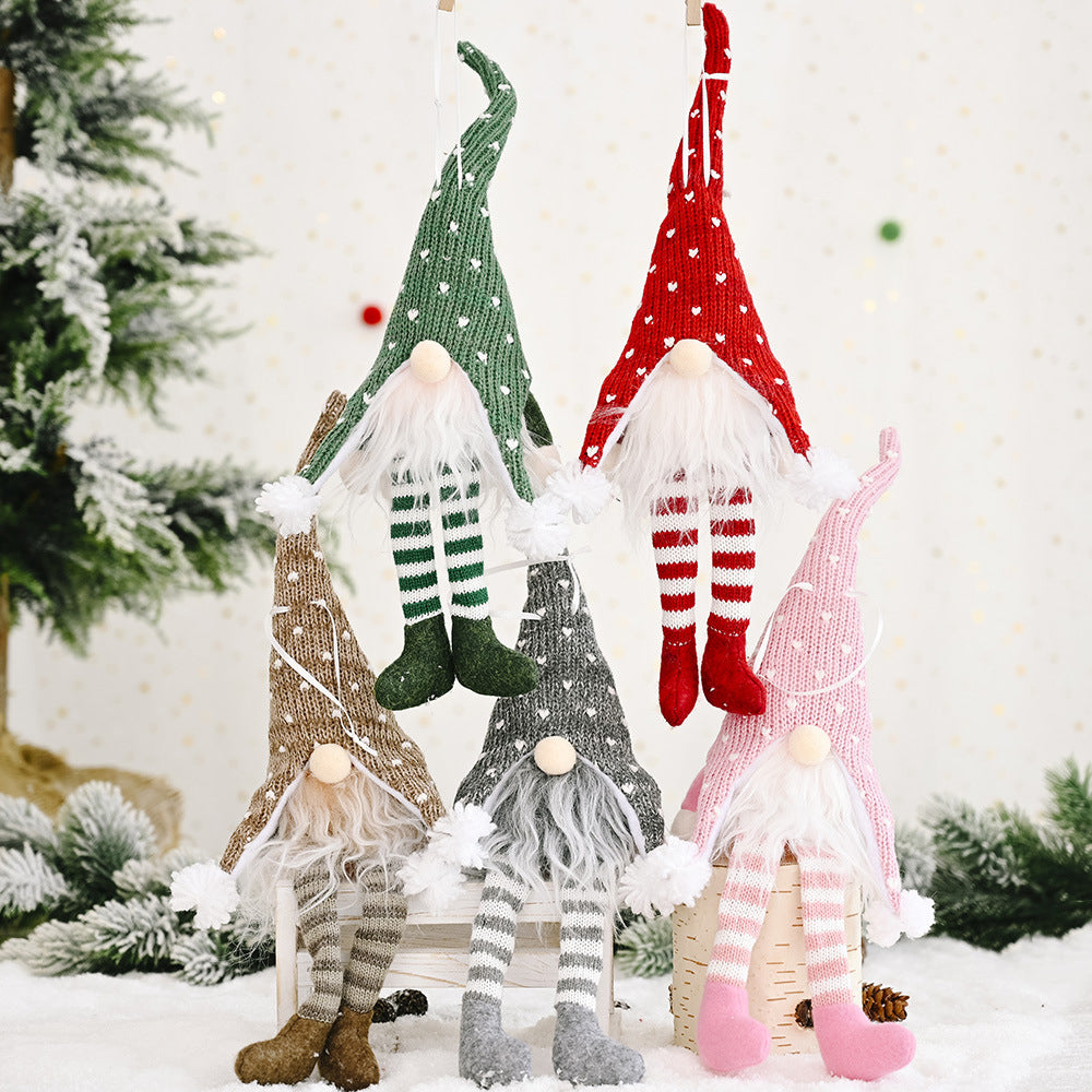 Light-Up Long Leg Christmas Gnomes - 15.7" - Batteries included - [5-10 DAY DELIVERY] - T - 5 COLORS -