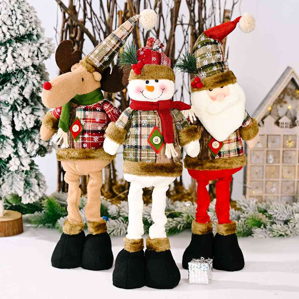 Christmas Telescopic Legs Dolls - 15.7" - 21.6" - [5-10 DAY DELIVERY] -  T - 3 TYPES -