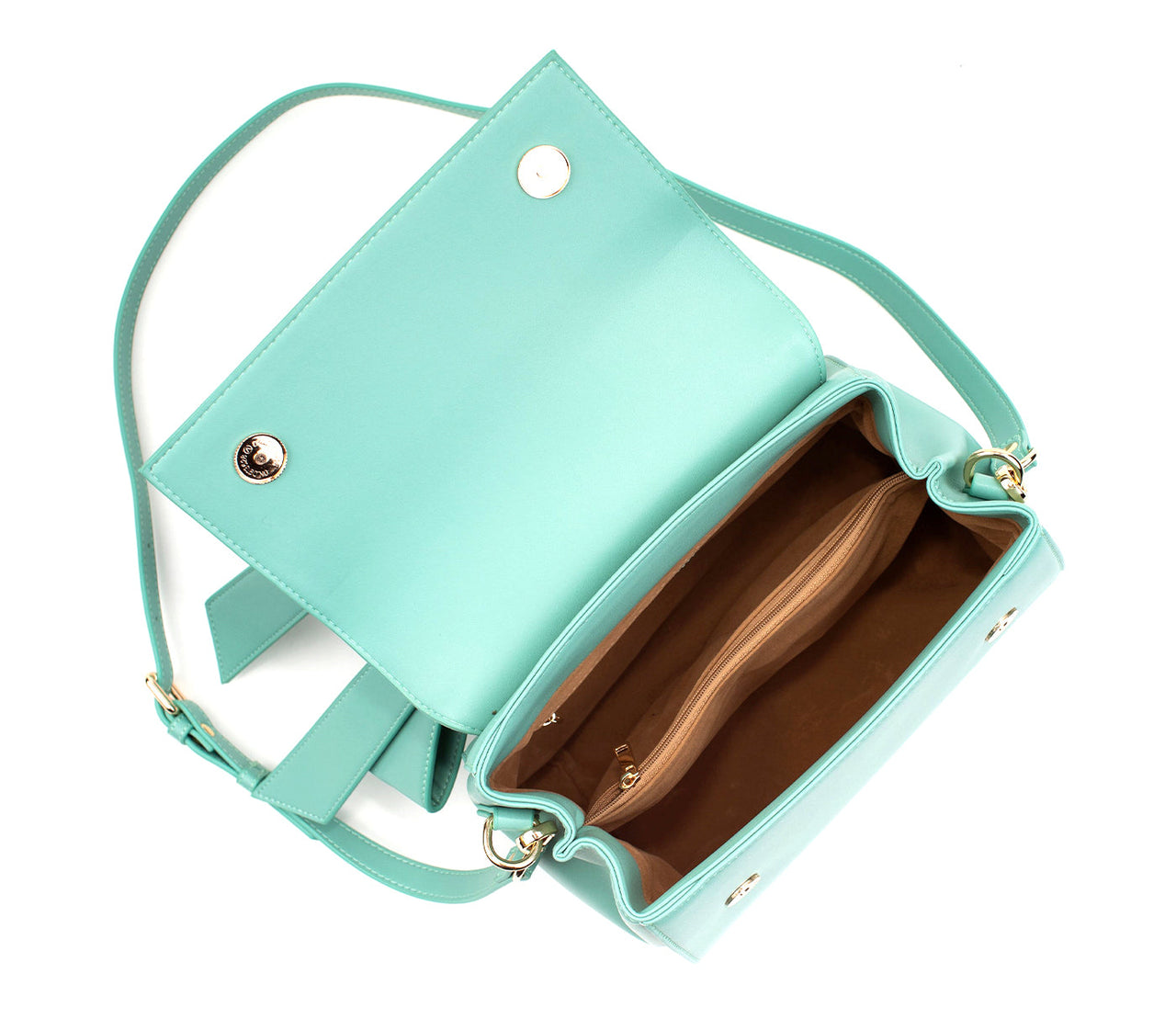 GUNAS NEW YORK - Cottontail - Cyan Vegan Leather Bag - 1 COLOR -