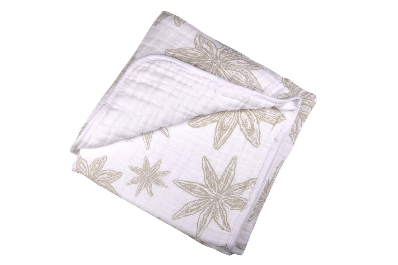 Boho Fields Cotton Muslin Newcastle Blanket -