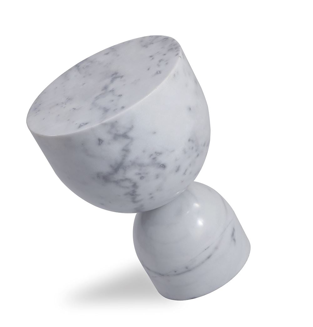 GFURN - Pénélope Side Table - White Marble -