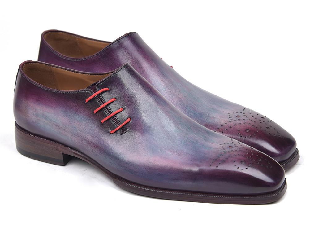 Paul Parkman - Side Lace Oxfords Purple -