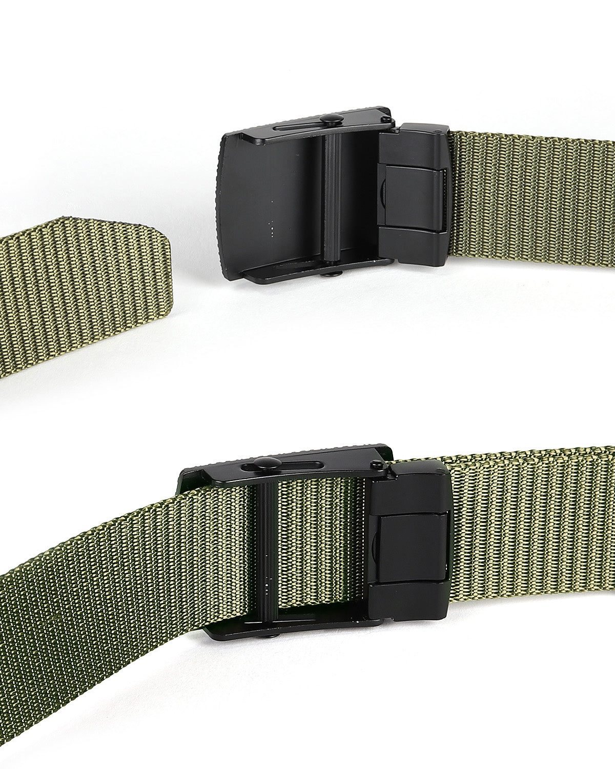 Mens Adjustable Nylon Strap Military Tactical Web Belt Metal Buckle - 6 COLORS -