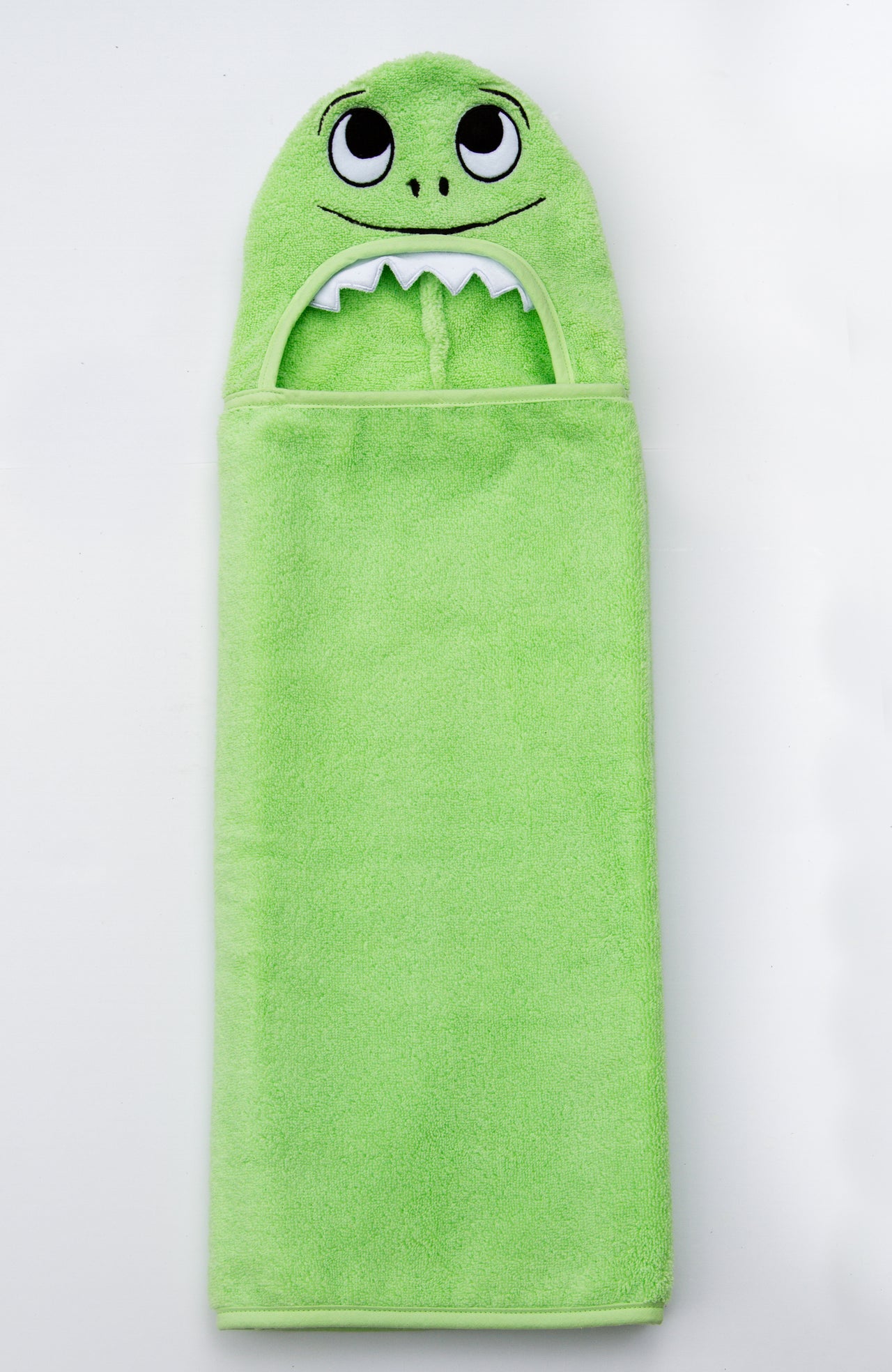 Little Ashkim - Dino Hooded Cotton Turkish Towel -