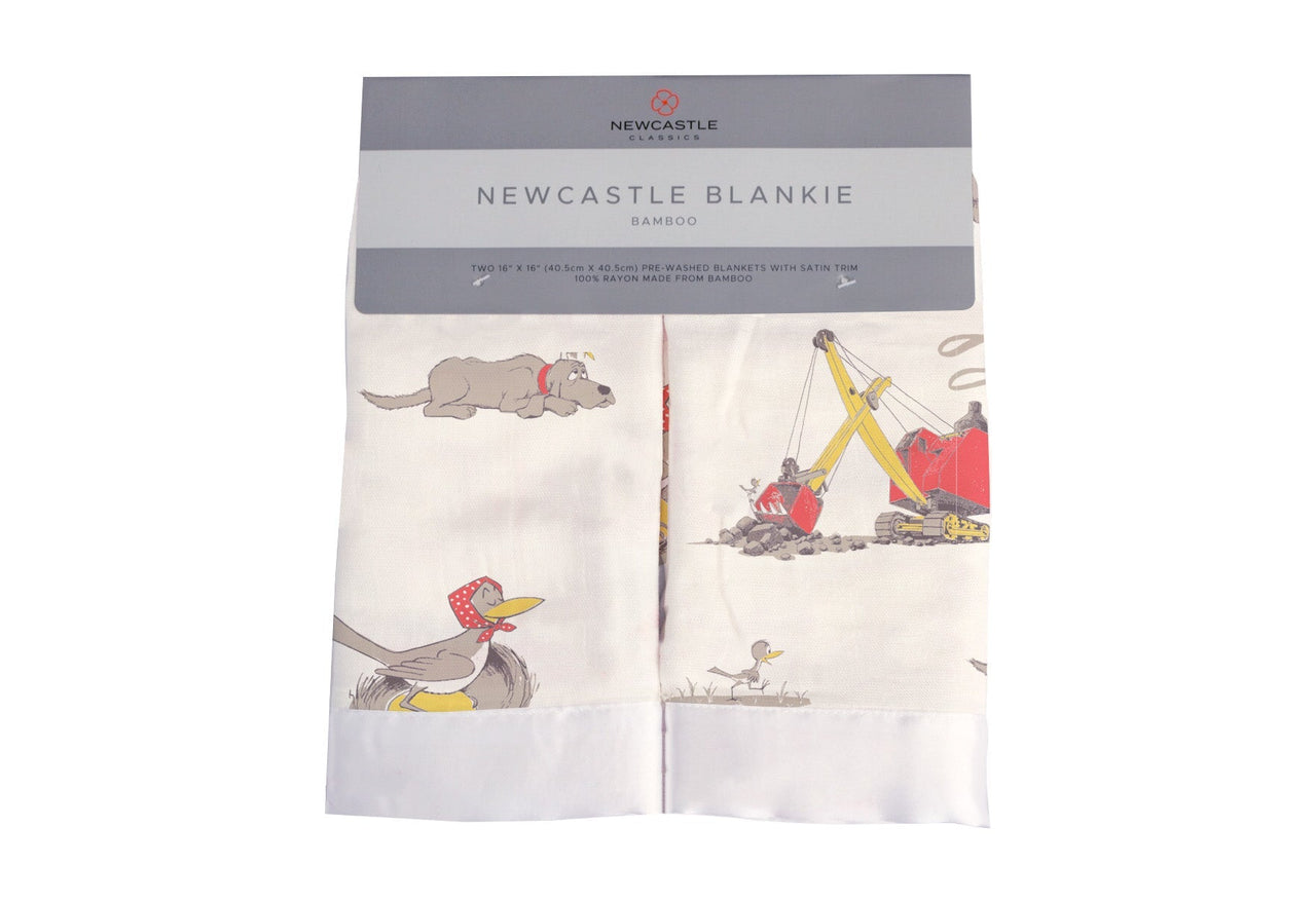 Newcastle - Are You My Mother Bamboo Muslin Security Baby Blankie -