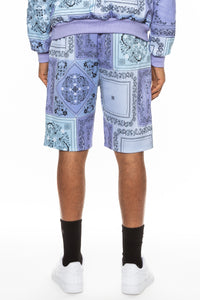 Thumbnail for Paisley All Over Print Shorts - 1 COLOR -