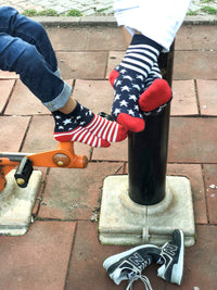 Thumbnail for Kids July 4th Socks - 1 COLOR -