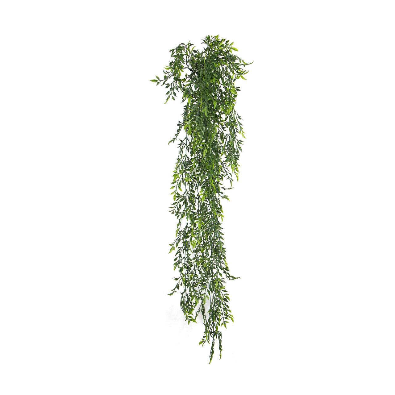 Artificial Hanging Flowering Ruscus Leaf Plant UV Resistant 130cm -