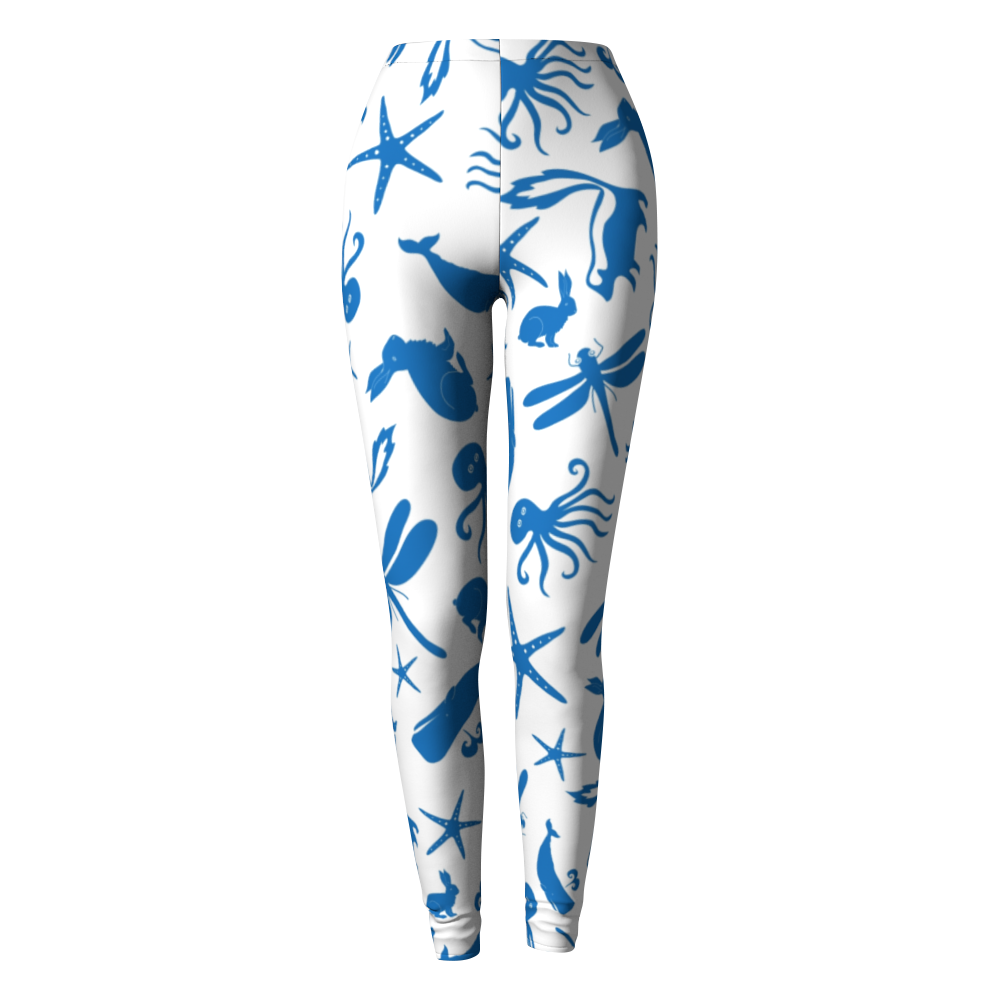 Summer Ties - Multi Creature Leggings - 1 COLOR -