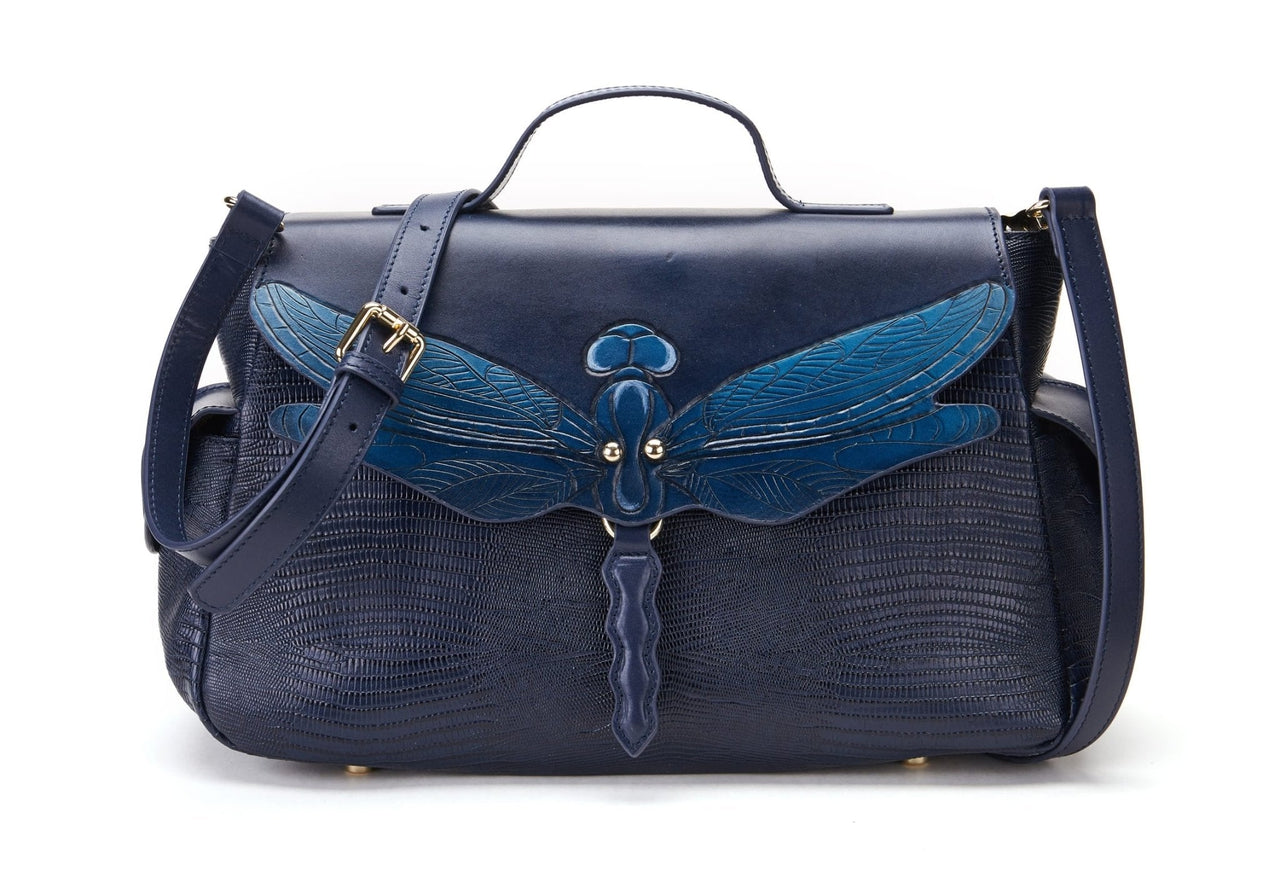 Bellorita - Dragonfly Blue Satchel - 1 COLOR -