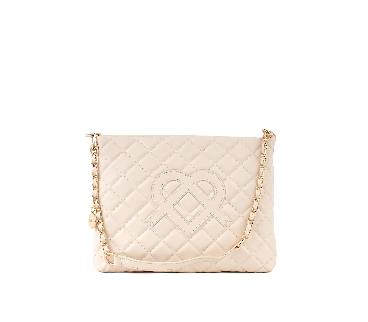 GUNAS NEW YORK - Koi - Off-White Quilted Vegan Leather Purse - 1 COLOR -