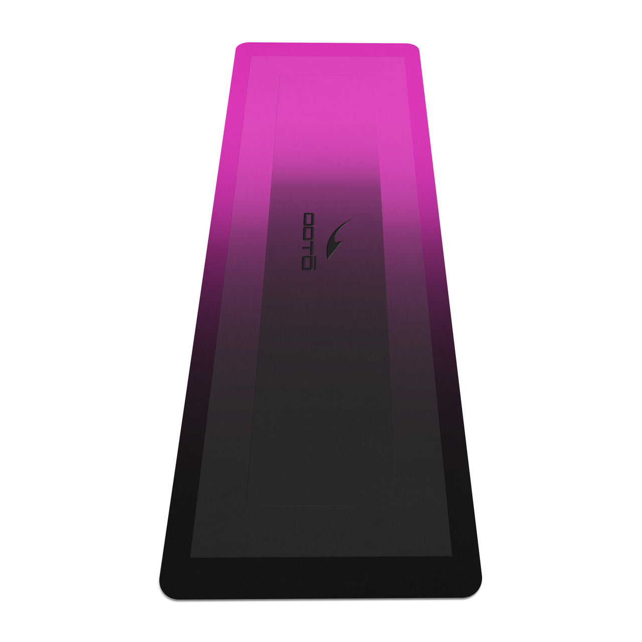 OOTO - Yoga Mat - Neon pink fade to black -