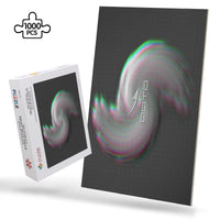 Thumbnail for OOTO - GRAY SUN CLOUD IN A GLITCH - PUZZLE_H2 Chipboard Jigsaw Puzzle (1000-Piece) -