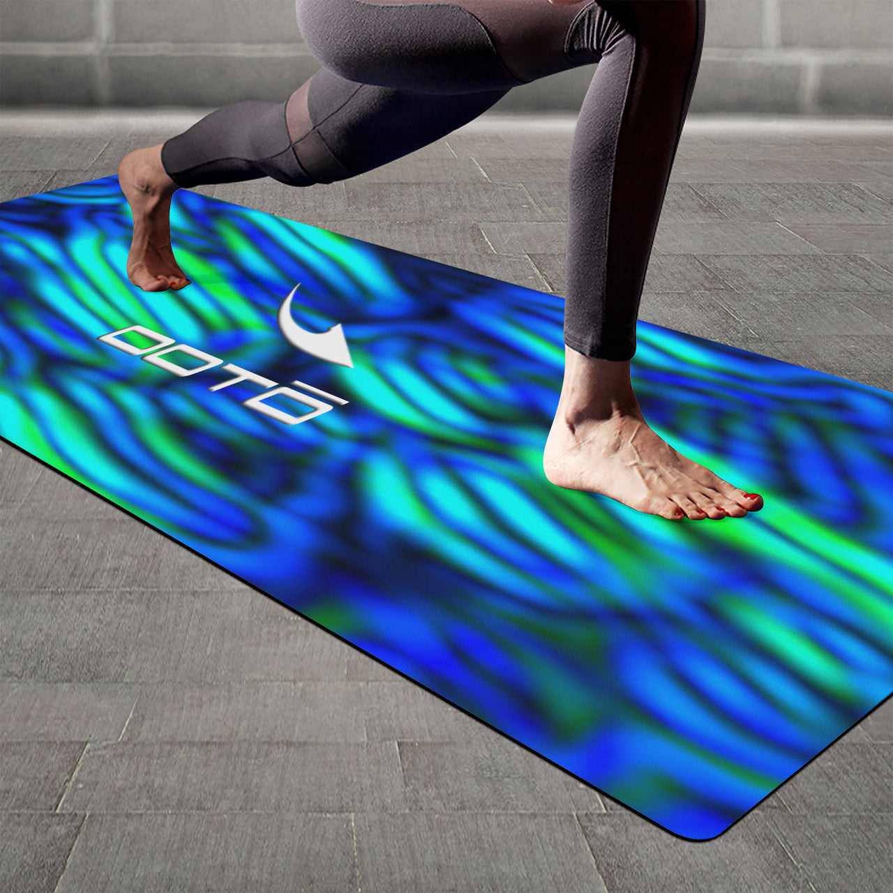 OOTO - Yoga Mat - Neon wash