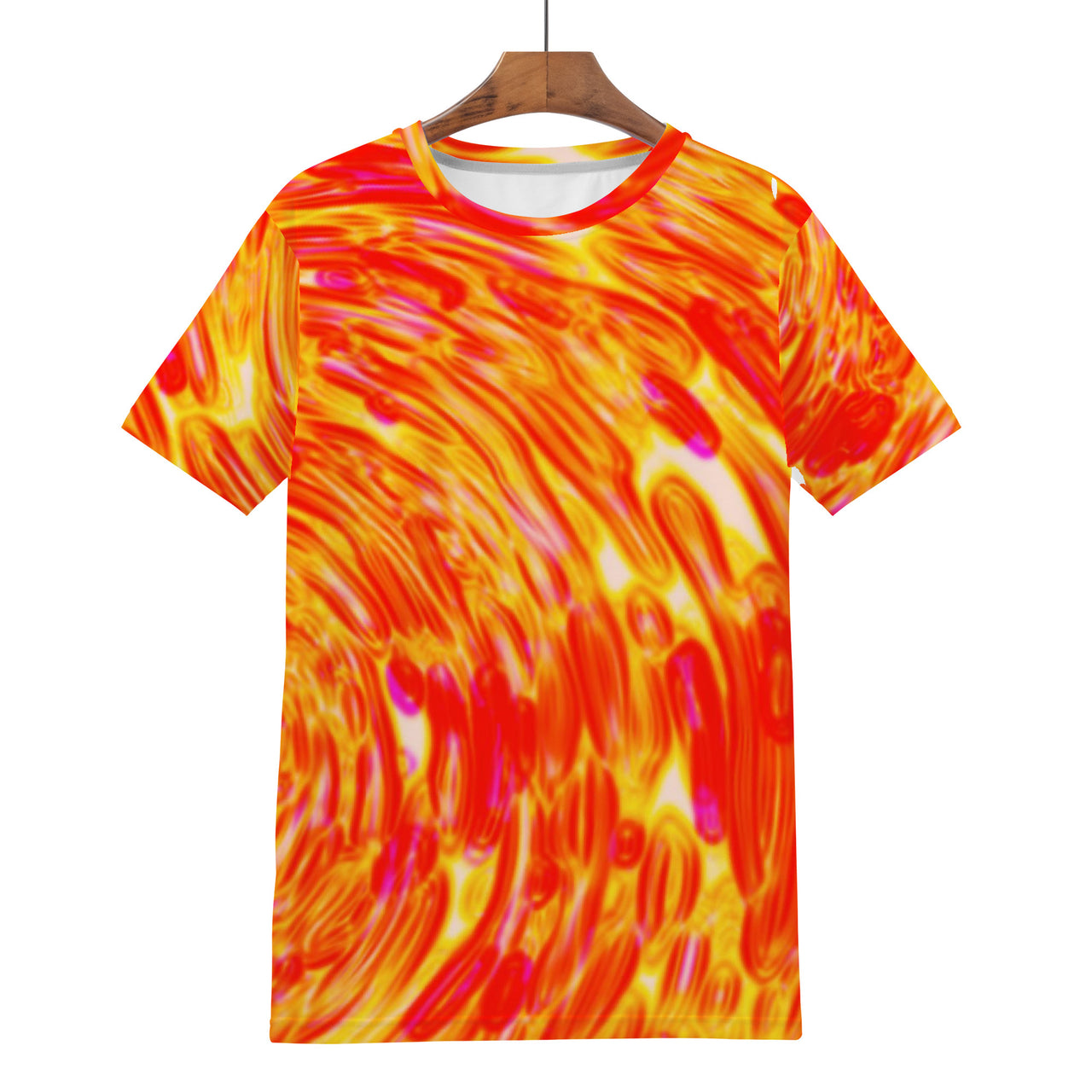 CANDIED SWIRL - D61 Men's All Over Print T-Shirt - 1 COLOR -