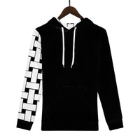 Thumbnail for OOTO - WHITE WEAVE RT - D55 Men's Print Hoodie - 1 COLOR -