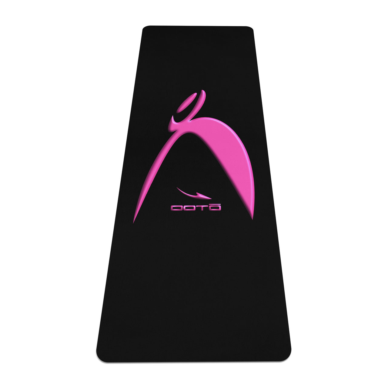 OOTO - Yoga Mat - Big steppin glyphic en pink metallic 3D print -