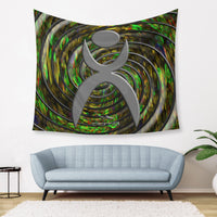 Thumbnail for OOTO - GLYPHIC EN SPIRAL EPIC JOURNEY D4 - D34 Wall Tapestry - 3 SIZES -