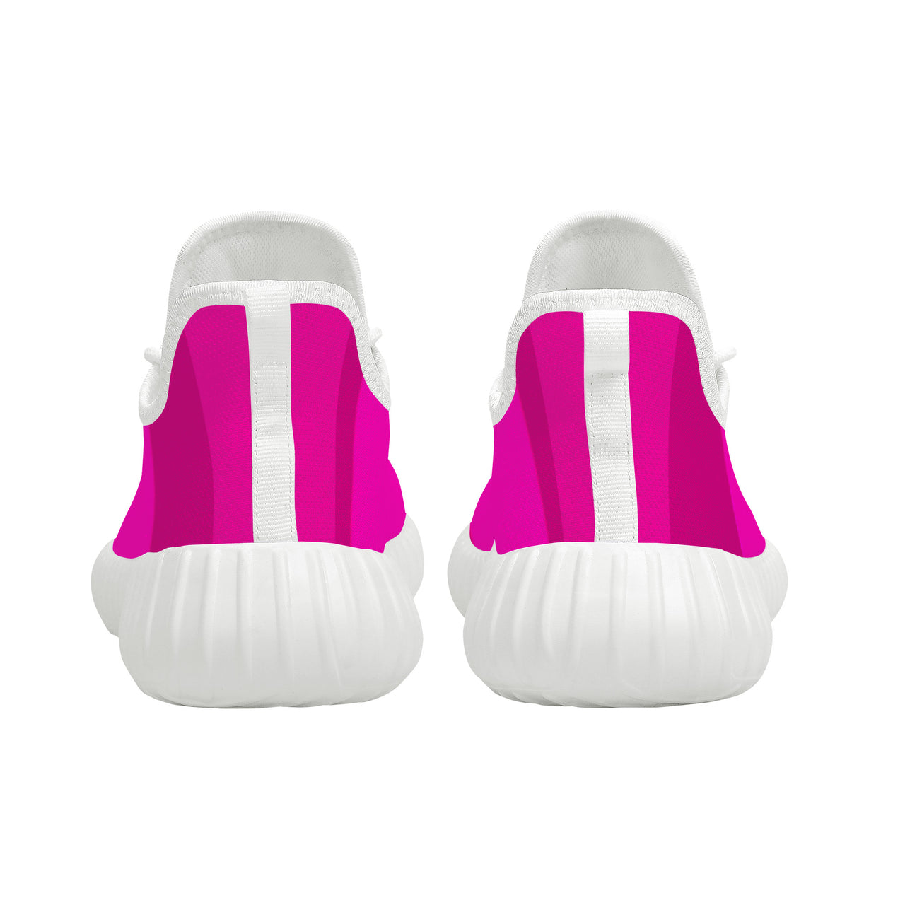 OOTO - Mesh Knit Sneakers - CLASSIC PK & B - PINK TIDE - White soles - 1 COLORS -