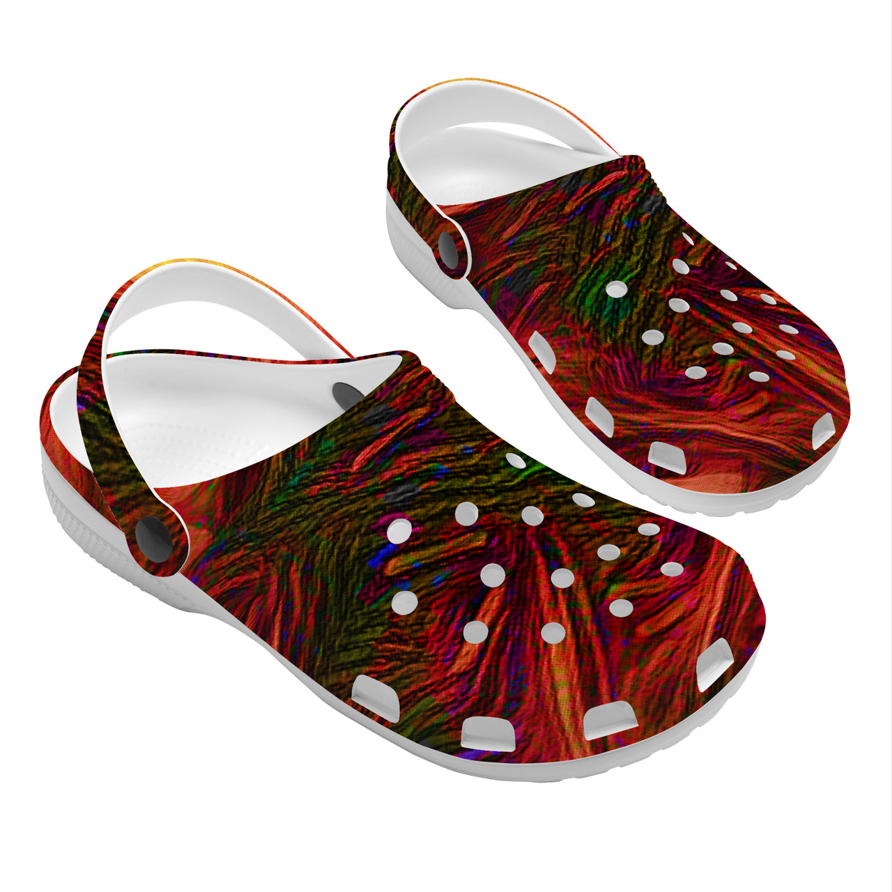 OOTO - PAINTED DESERT - SF_S48 - WITH (OPTIONAL) PIVOTING HEEL STRAP - Crocs Clogs